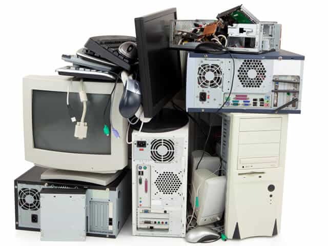 Obsolete and junk used computers
