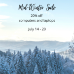 Mid-winter sale - 20% off laptops and desktops