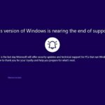 Windows 8.1 end of life notification