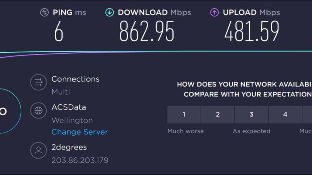 Internet Speed test - download, upload and ping