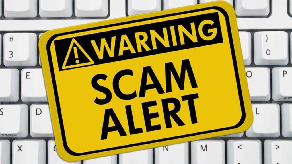 Warning scam alert