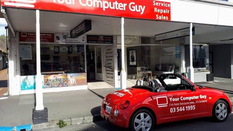 Computer Repair shop in Nelson front sign