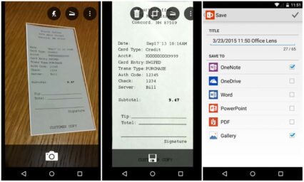 Microsoft Office Lens - free pocket scanner for Android and iOS