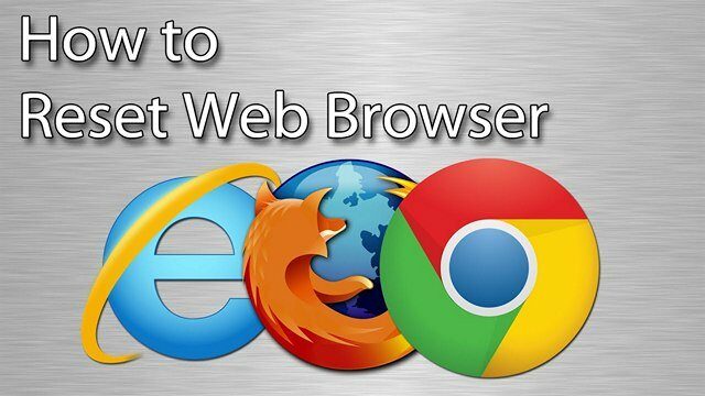 How to reset your Internet browser