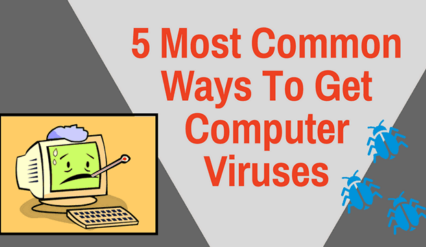 Common ways of getting infected with viruses and malware